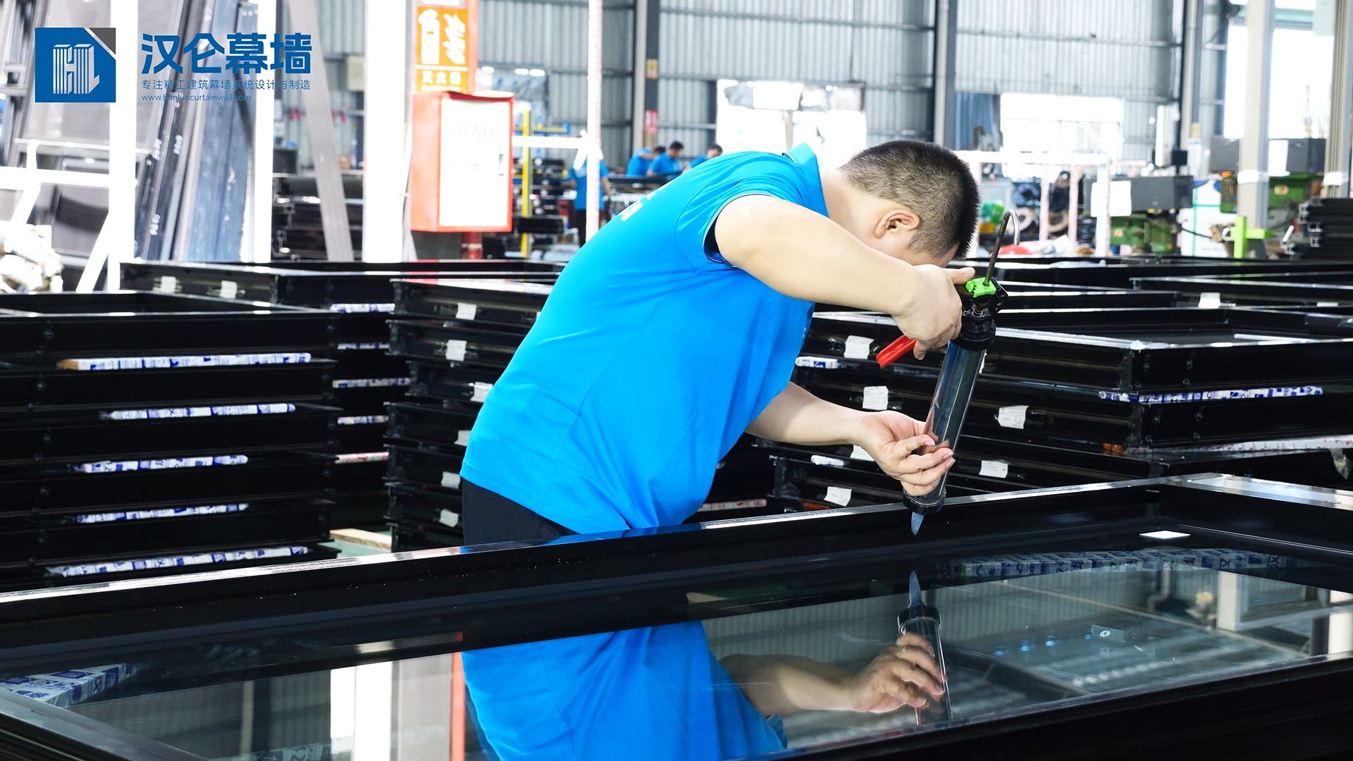 qualité Paroi de rideau en verre unifié usine