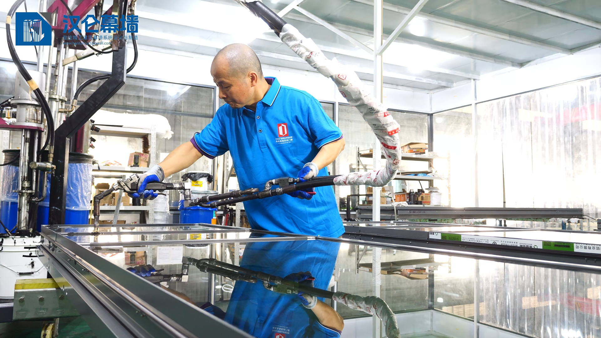 qualité Paroi de rideau en verre unifié usine