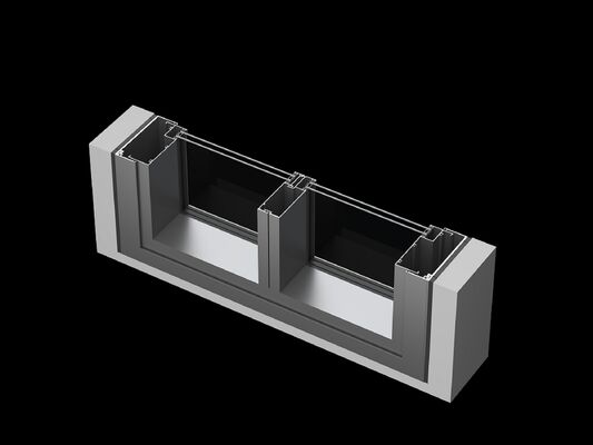 comprar Resistencia a la corrosión del sistema de paredes de cortina de aluminio de vidrio templado para la casa comunitaria online manufacture