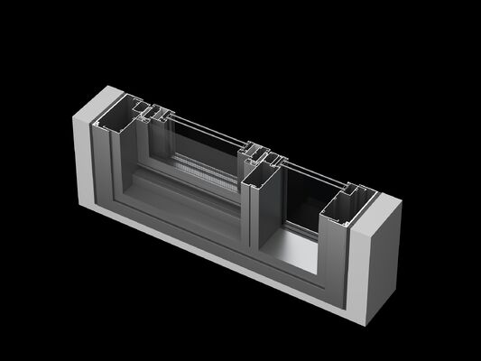 kopen 100 mm gebogen glazen gordijnmuur Thermische weerstand Drievoudige beschermingslaag Voor kustbouw online manufacture