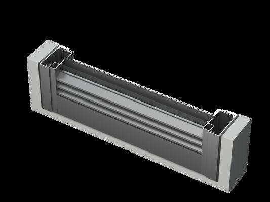 comprar Vidrio reflectante de aluminio Ventana y puerta Dos pistas de aluminio Puertas corredizas de vidrio online manufacture