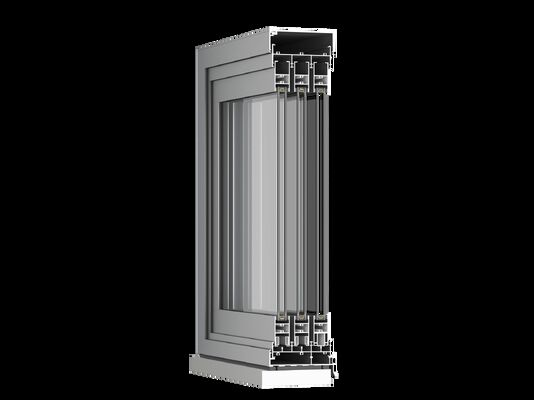acheter Deux écrans de vol en aluminium portes coulissantes en verre avec système de glissement lisse à trois voies online manufacture