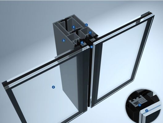 comprar Mullion Connection Unified Curtain Wall System Sistemas de articulação vertical para montagem sem costura online manufacture