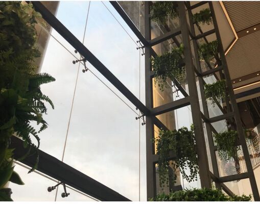 buy Steel Truss Type Spider Fitting Curtain Wall Wind Resistant For Commercial Building online manufacture