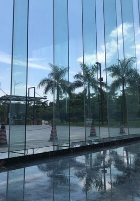 Beli Sistem dinding kaca struktural desain modern untuk transparansi visual dan kesatuan ruang online manufacture