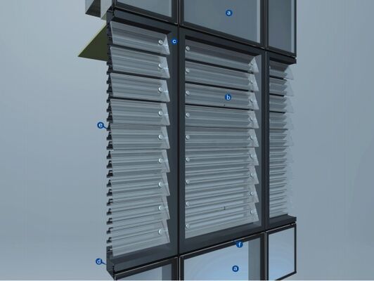 comprare Sistema di vetrore unitario in acciaio leggero ad alta resistenza per l'assemblaggio senza saldature in cupole di vetro reticolate online manufacture